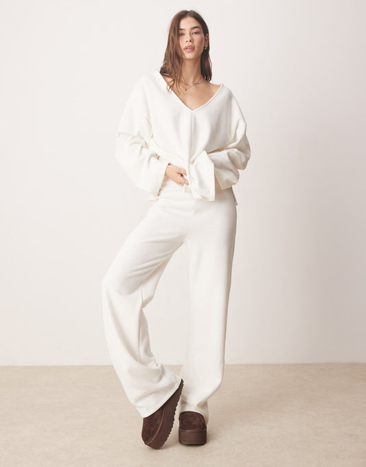 Co-Ord Soft Touch Wide Leg Trouser