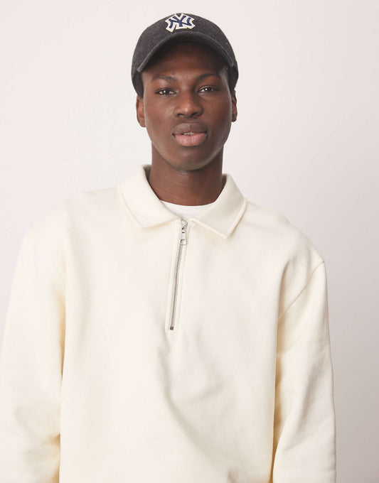 Standard Fit Quarter Zip Collar