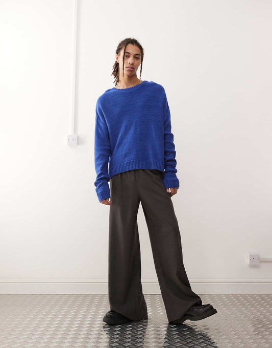 Crew Neck Knitted Jumper