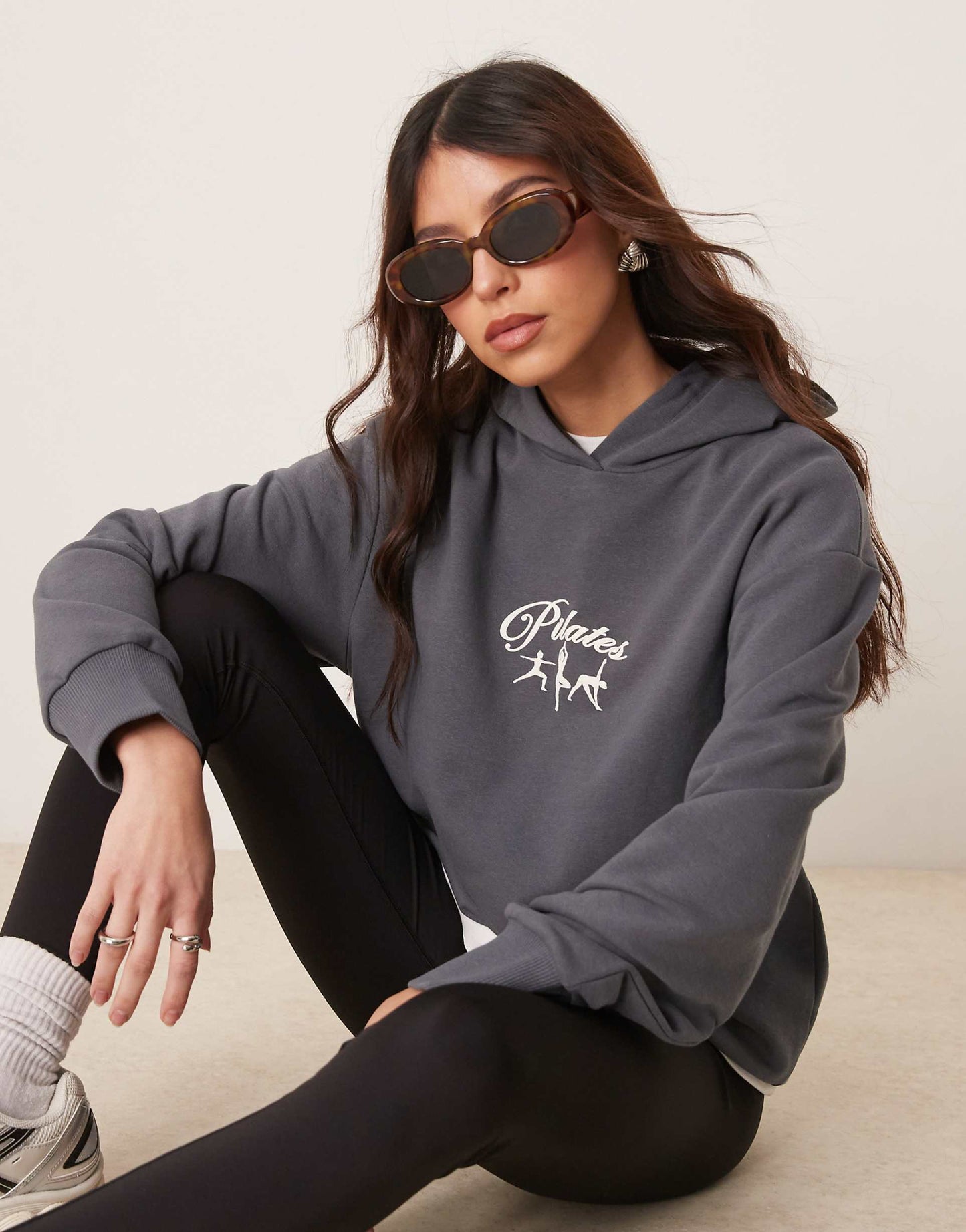 Pilates Puff Print Hoodie