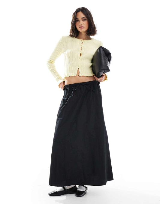 A Line Maxi Skirt