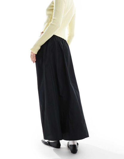 A Line Maxi Skirt