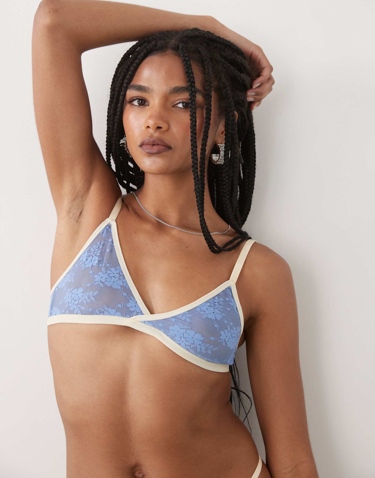 Lakara Contrast Edge Lace Soft Bra