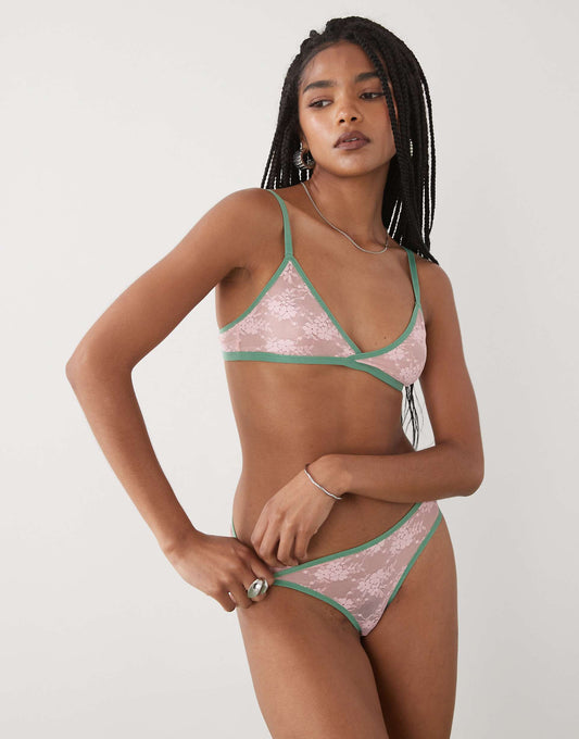 Lakara Contrast Edge Lace Set