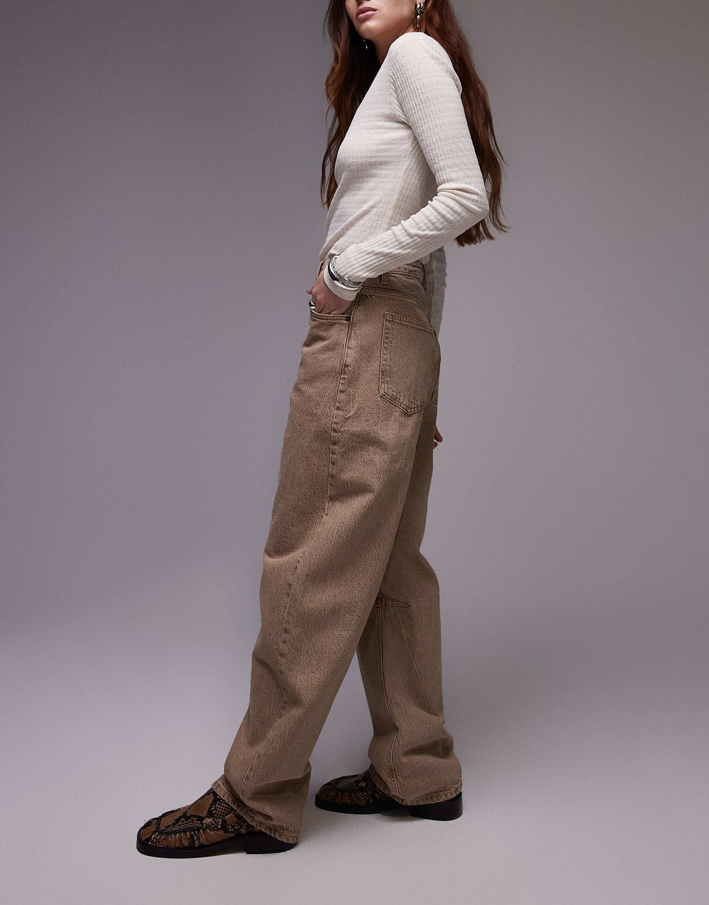 Barrel Mid Rise Jean