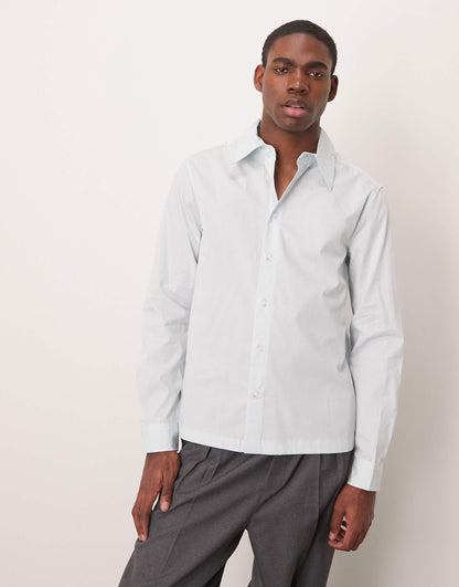 Slim Fit Shirt With 70S Collar