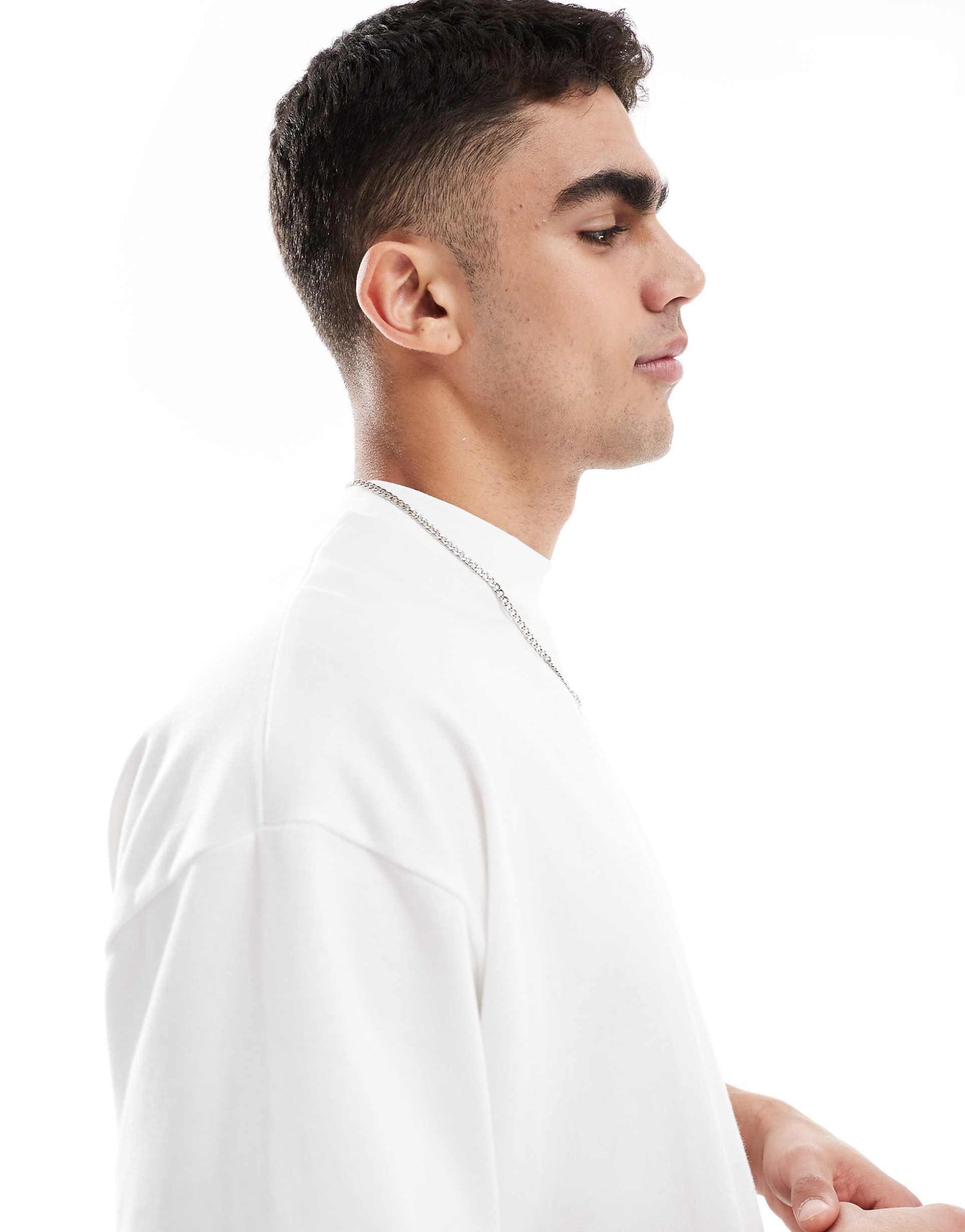 Essential Oversized High Neck T-Shirt