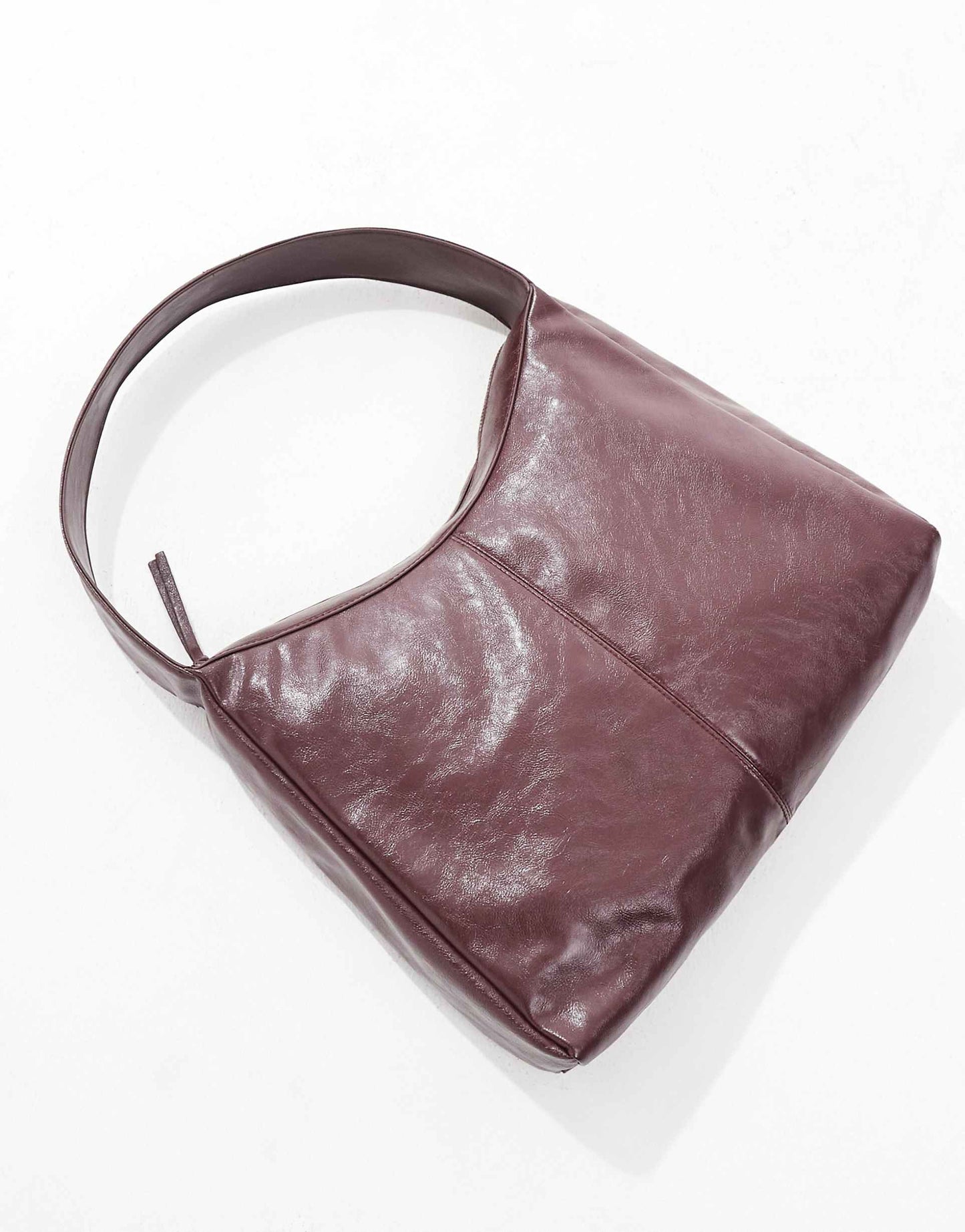 Medium Faux Leather Shopper