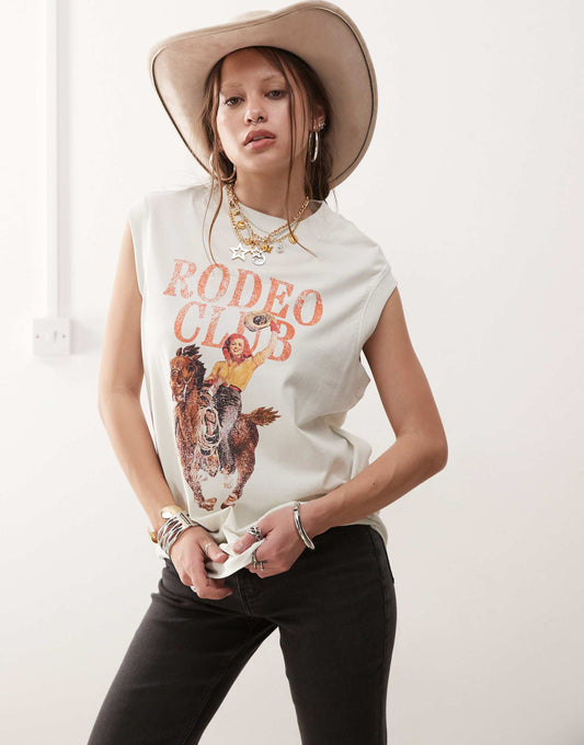 Rodeo Club Printed Vest