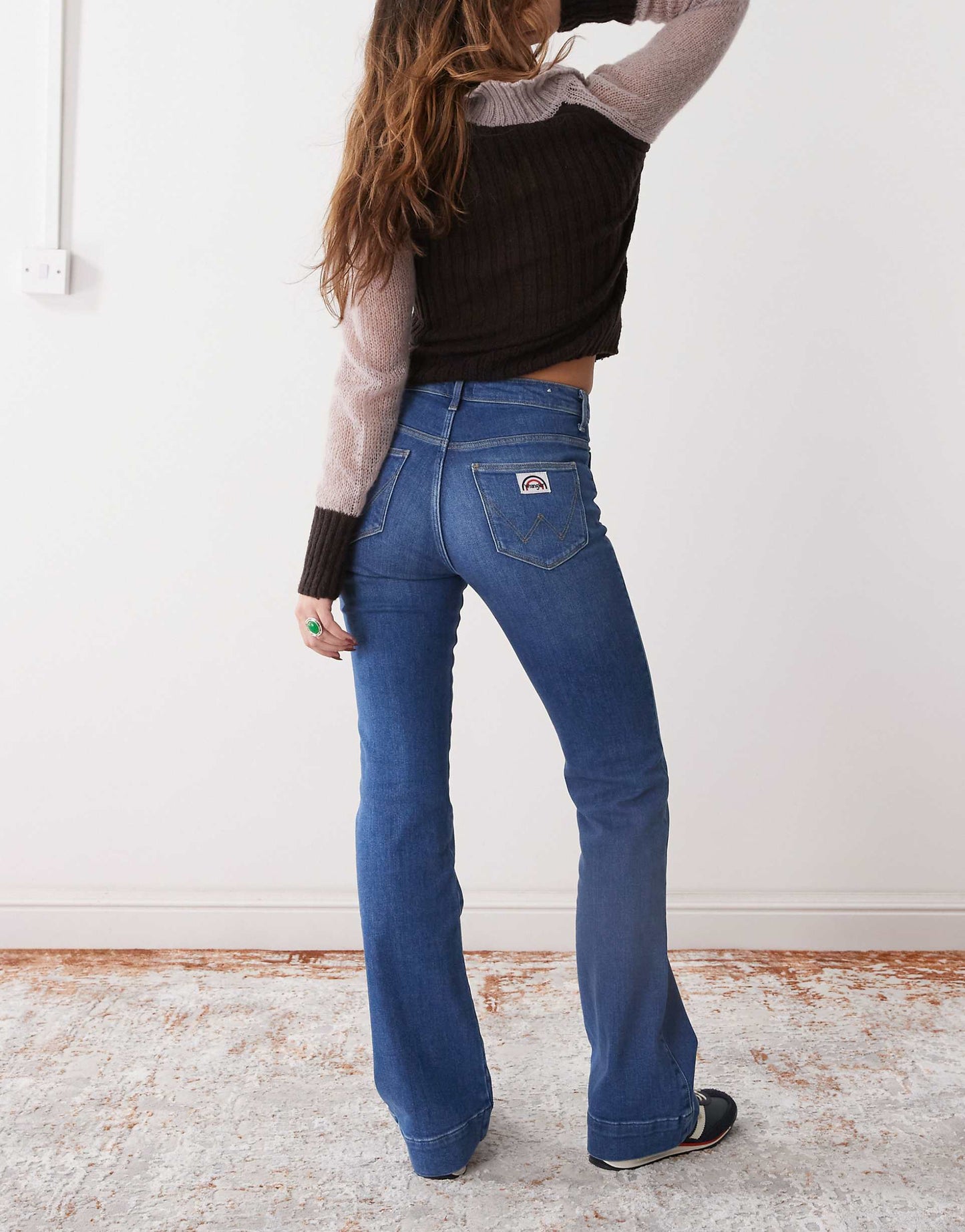 Flared Jean With Front Pockets