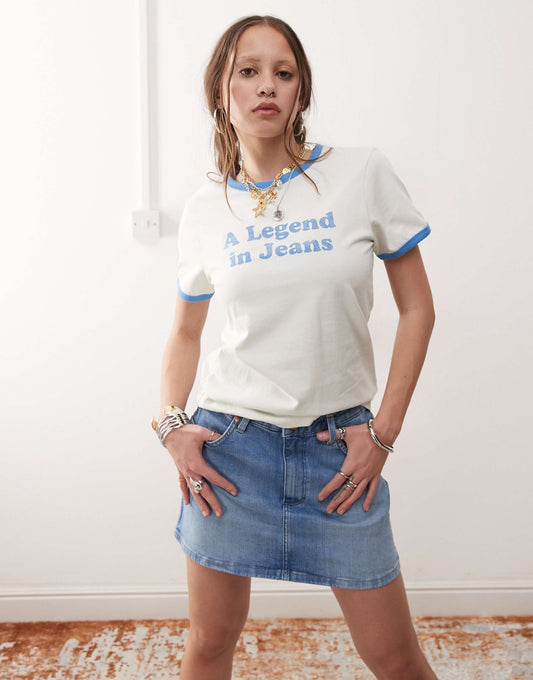 Denim Mini Skirt
