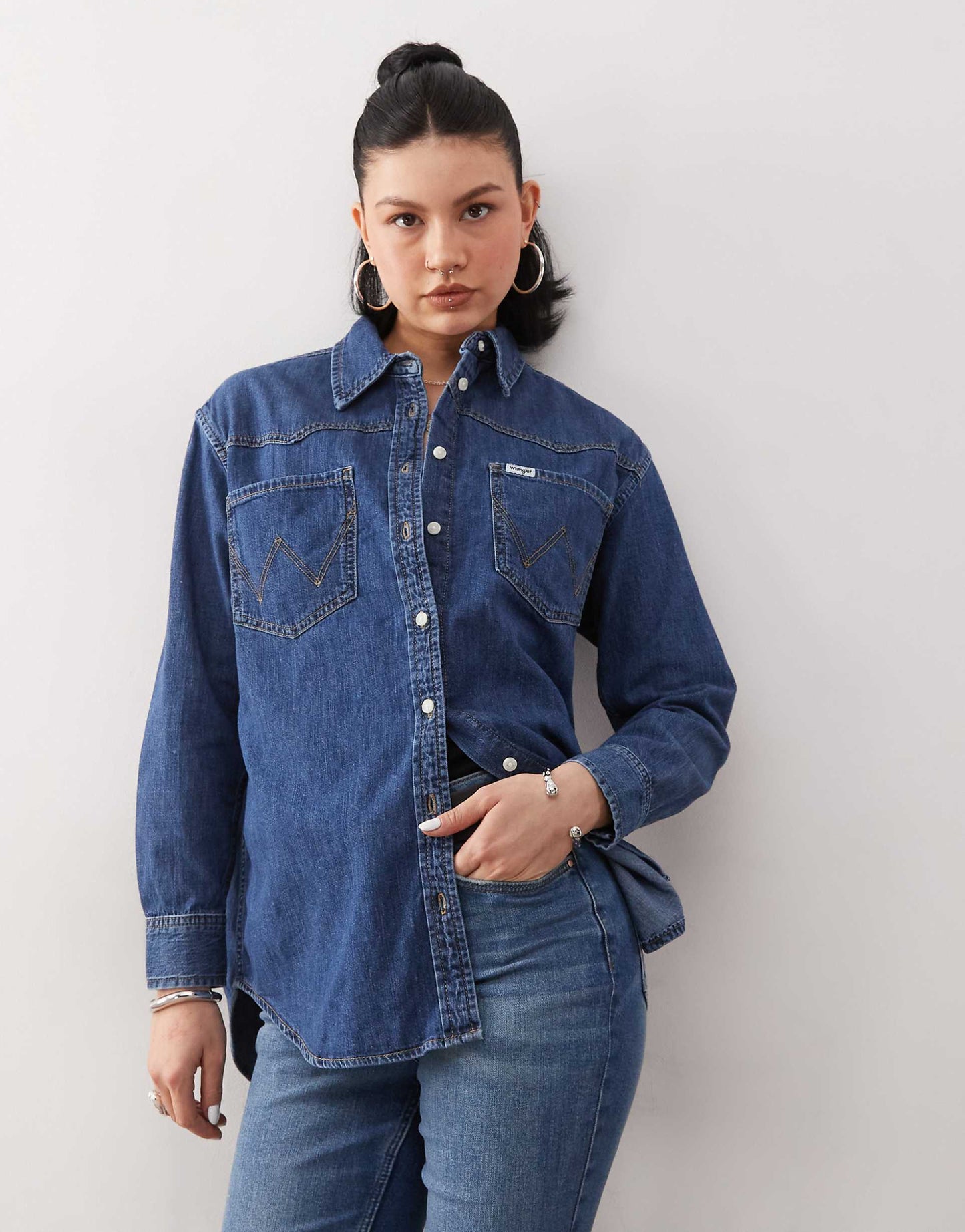 Loose Fit Denim Shirt