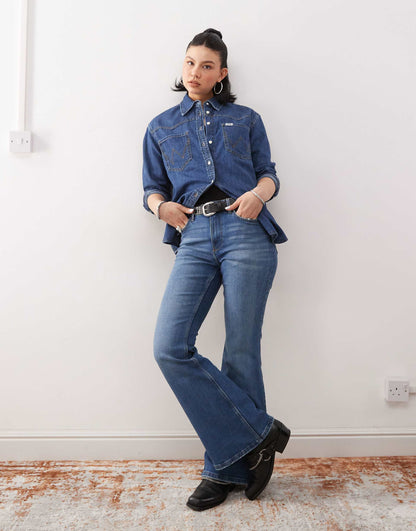 Loose Fit Denim Shirt
