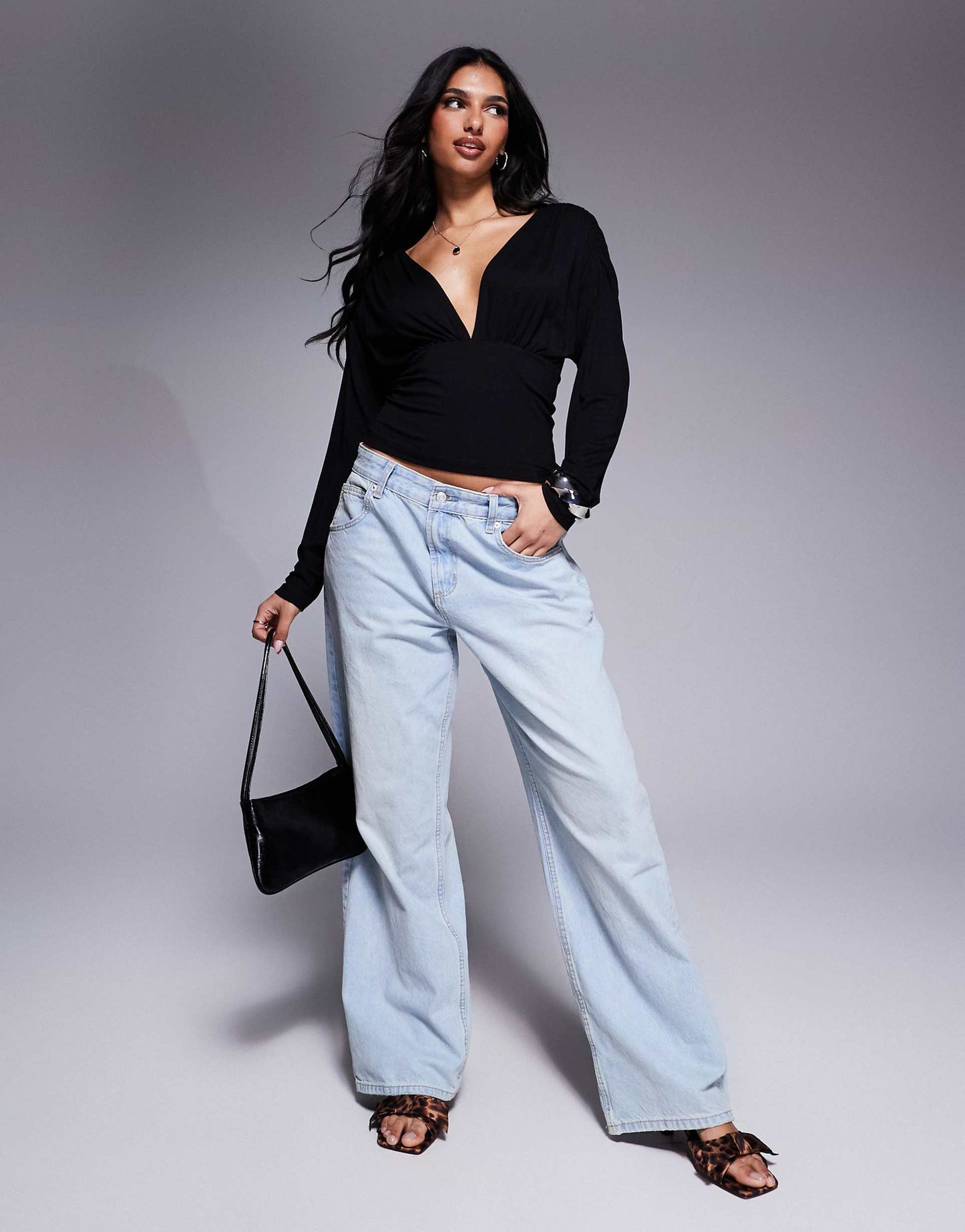 Super Plunge Batwing Top