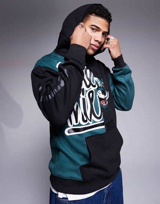 Heavy Hitters Block Print 320Gsm Hoodie