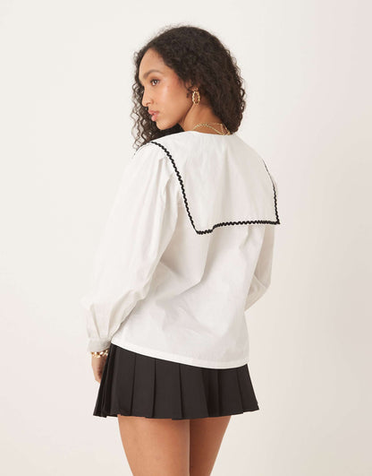 Bingley Bow Detail Collar Blouse