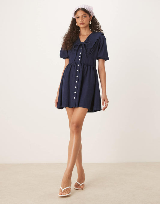 Birdie Denim Mini Dress