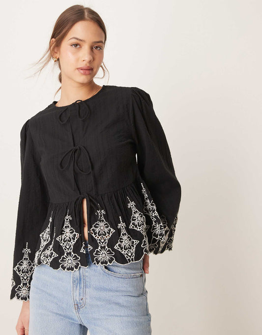 Aramis Embroidered Blouse