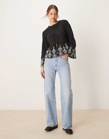 Aramis Embroidered Blouse