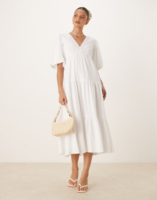 Roselena Tiered Midi Dress