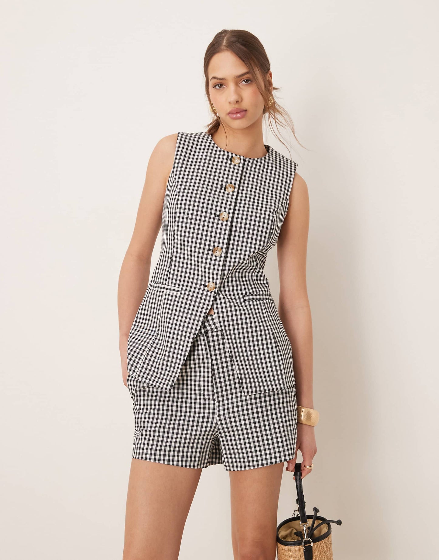 Immy Long Line Waistcoat Co-Ord