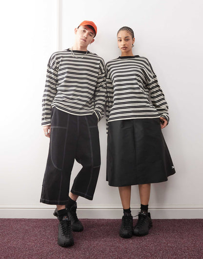 Unisex Striped Chuck On Jumper