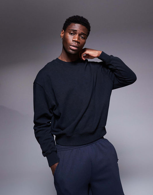 Boxy Cropped Quick Dry Training Sweatshirt