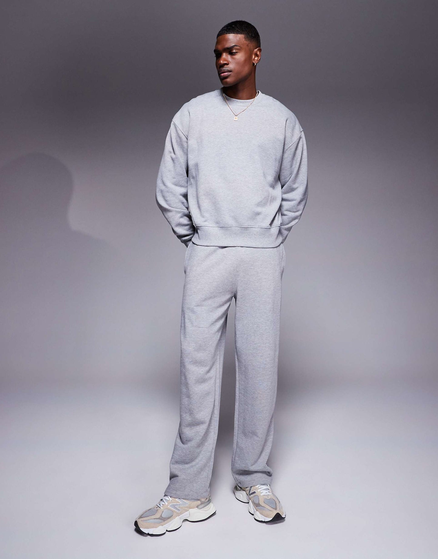 Cropped Boxy Cotton Training Sweatshirt With Quick Dry Finish