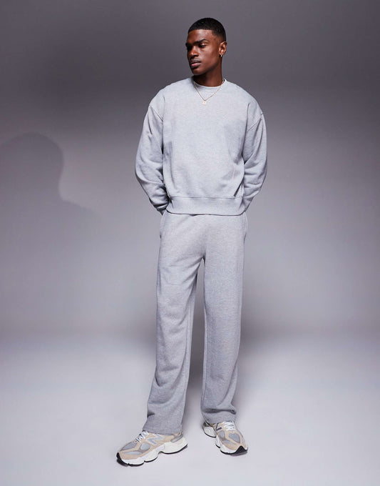 Cropped Boxy Cotton Training Sweatshirt With Quick Dry Finish