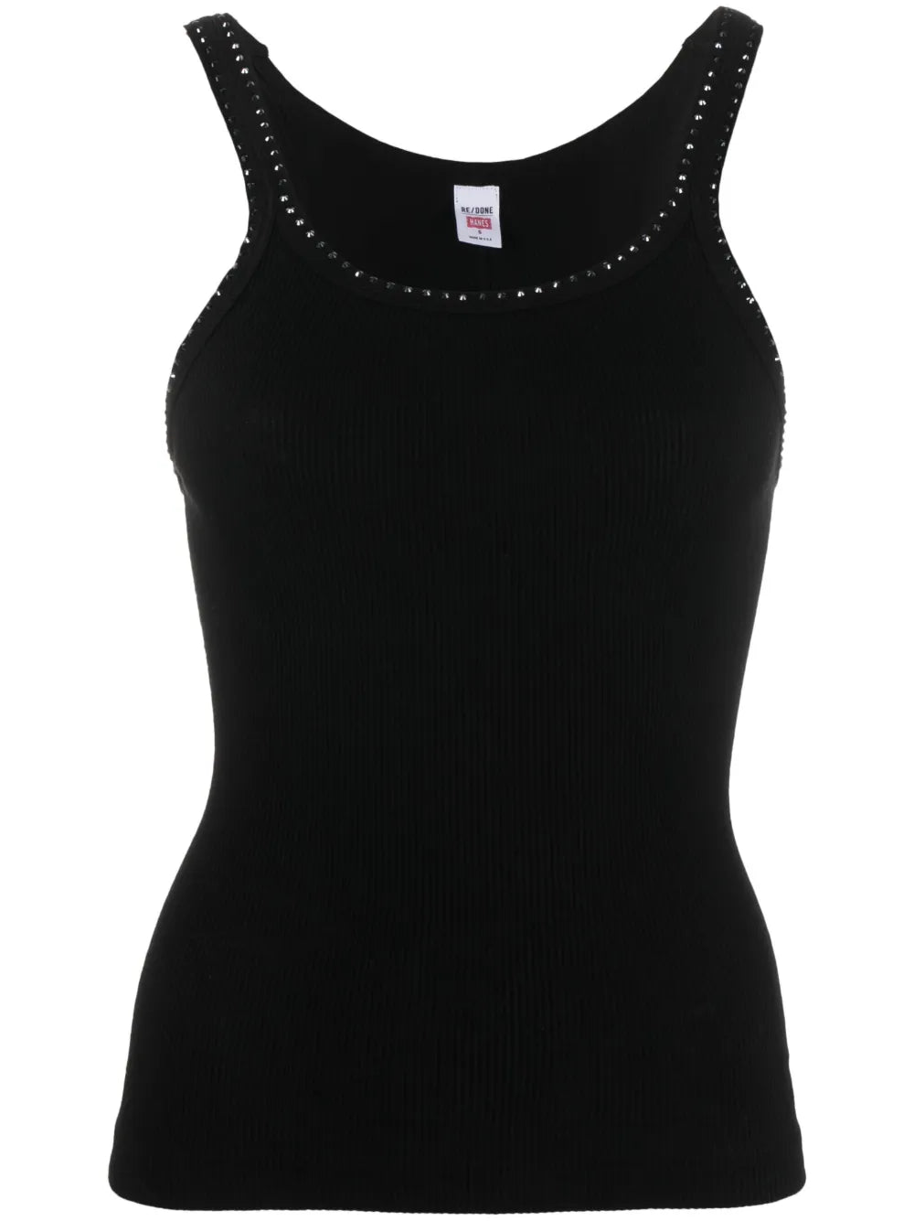 Ribbed-Knit Cotton Tank Top