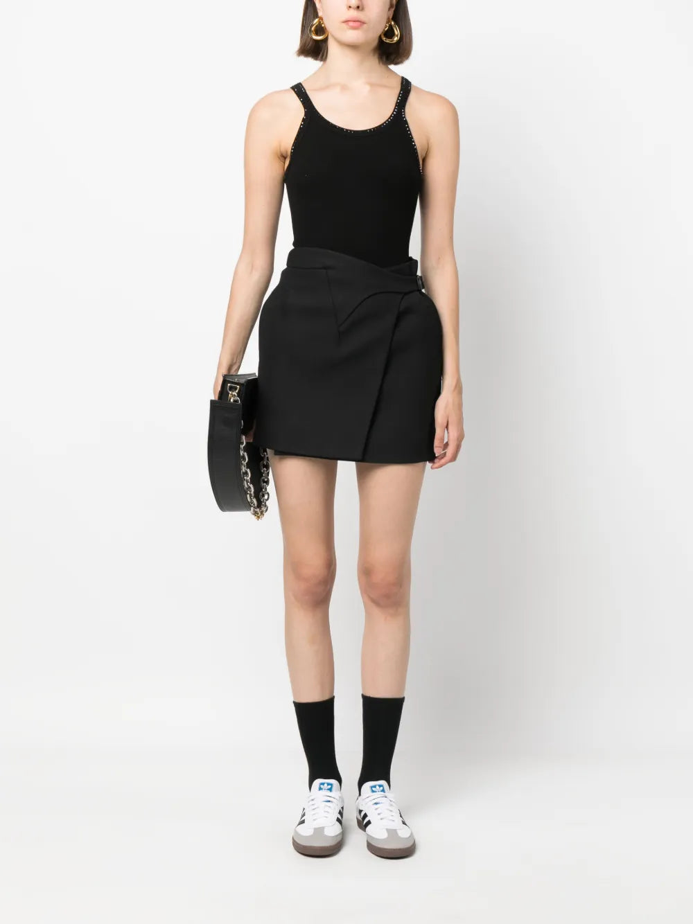 Ribbed-Knit Cotton Tank Top