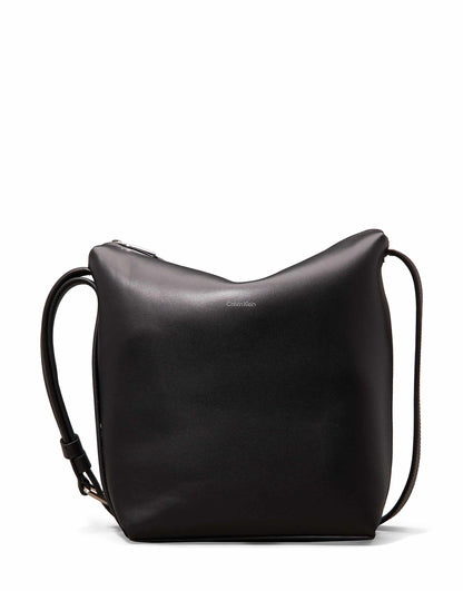 Leather Crossbody Tote Bag