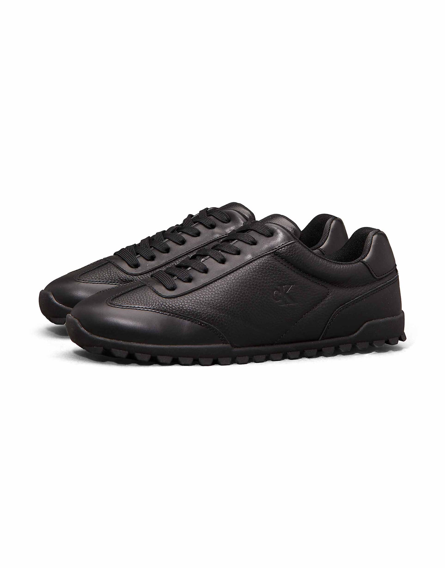 Jeans Leather Low Profile Trainers