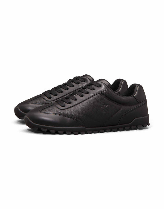 Jeans Leather Low Profile Trainers