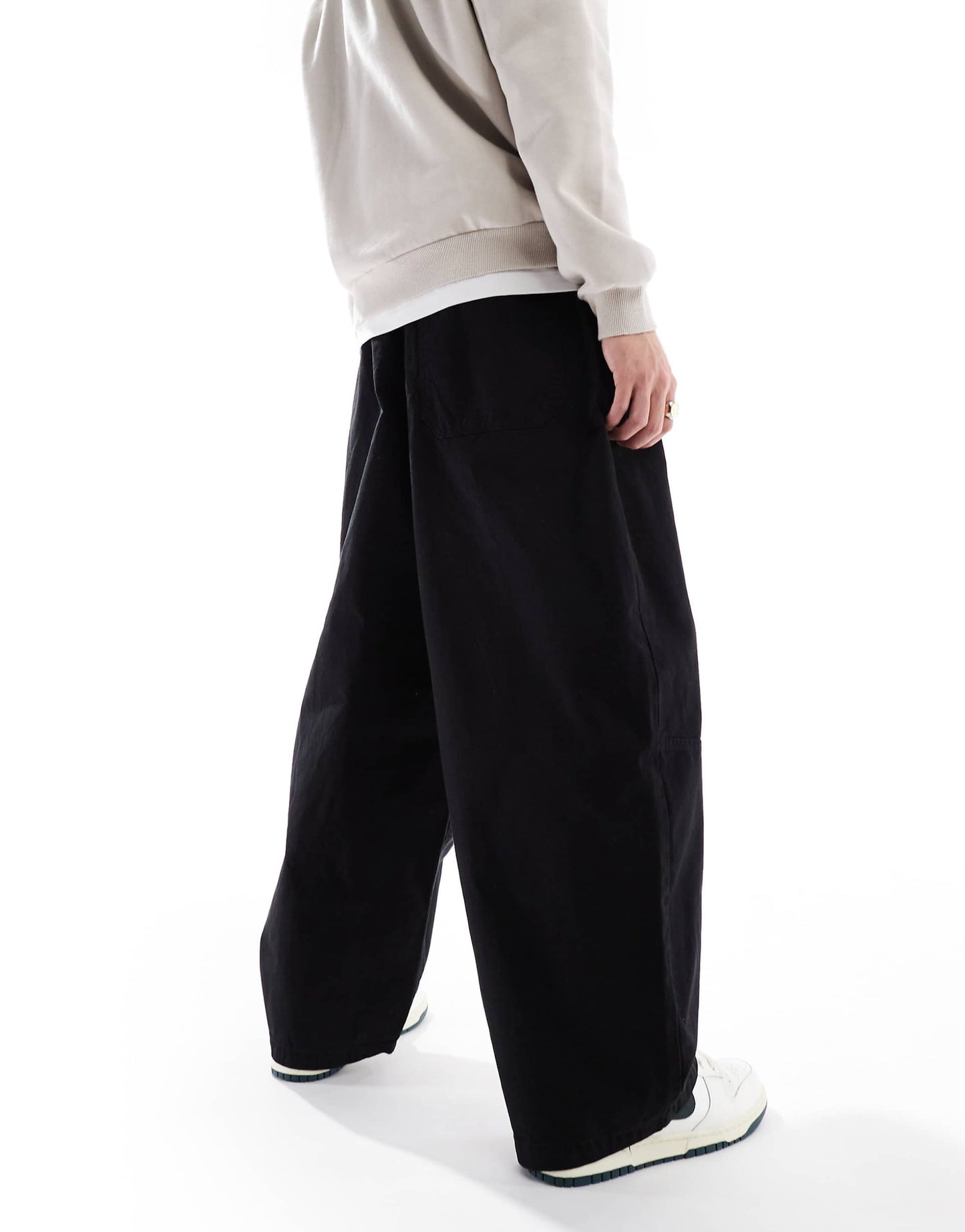 Oversized Baggy Chino Trousers