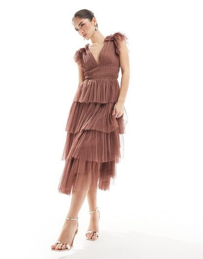 Bridesmaid Naomi Midi Dress