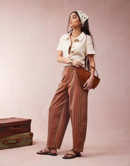 Barrel Leg Trouser