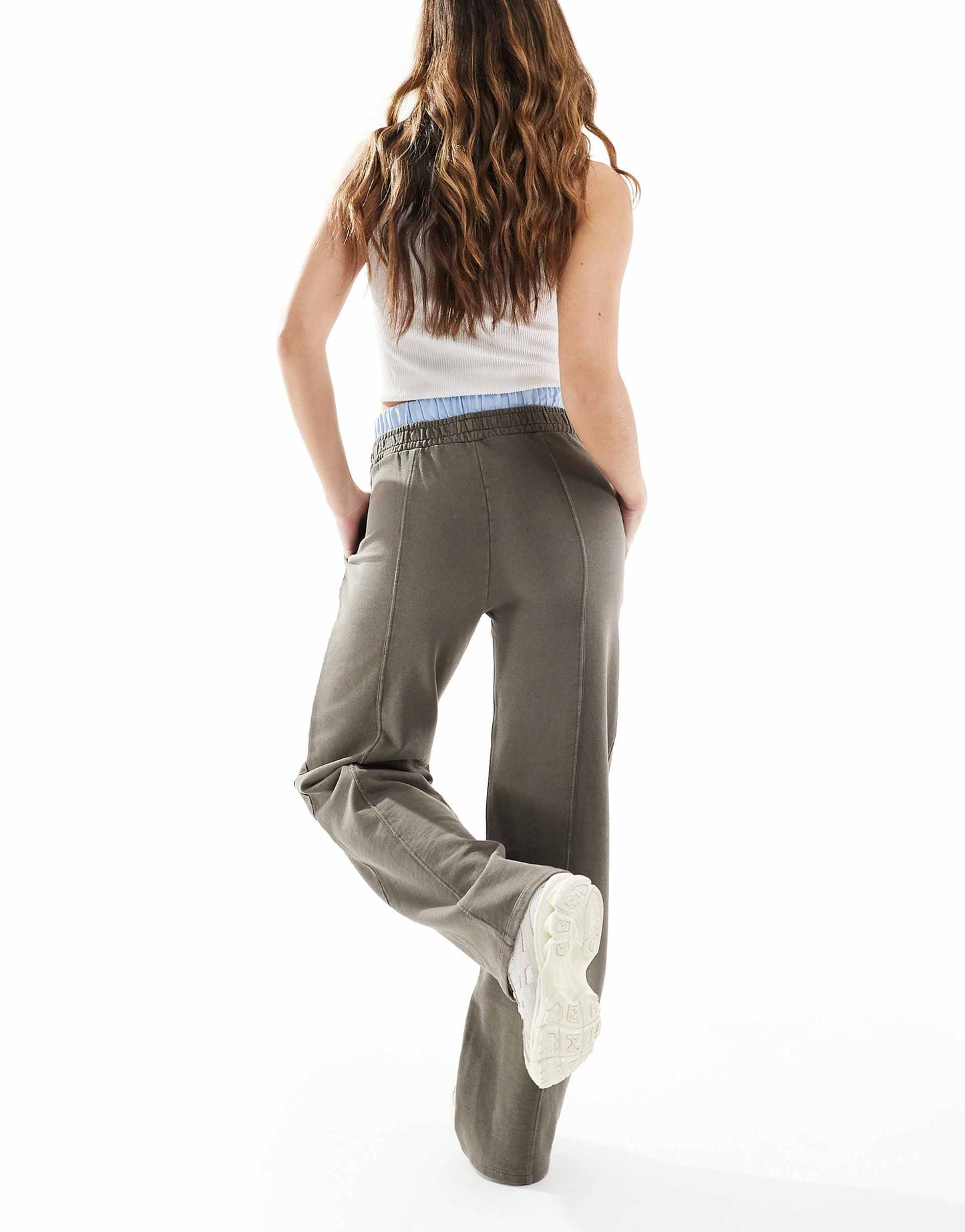 Boxer Waistband Wide Leg Jogger