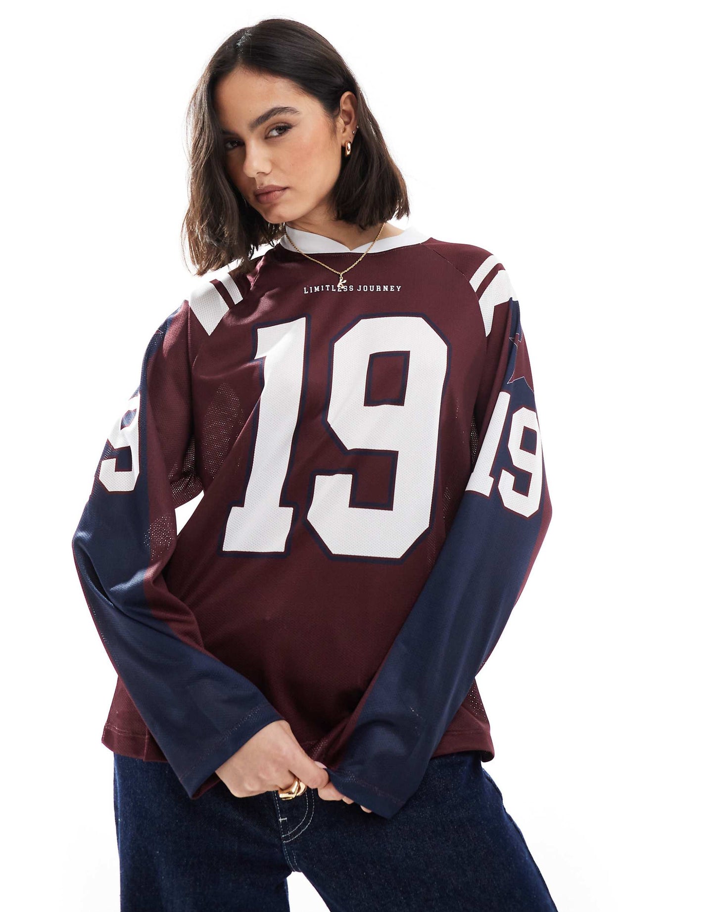 Football Jersey Long Sleeve Tee