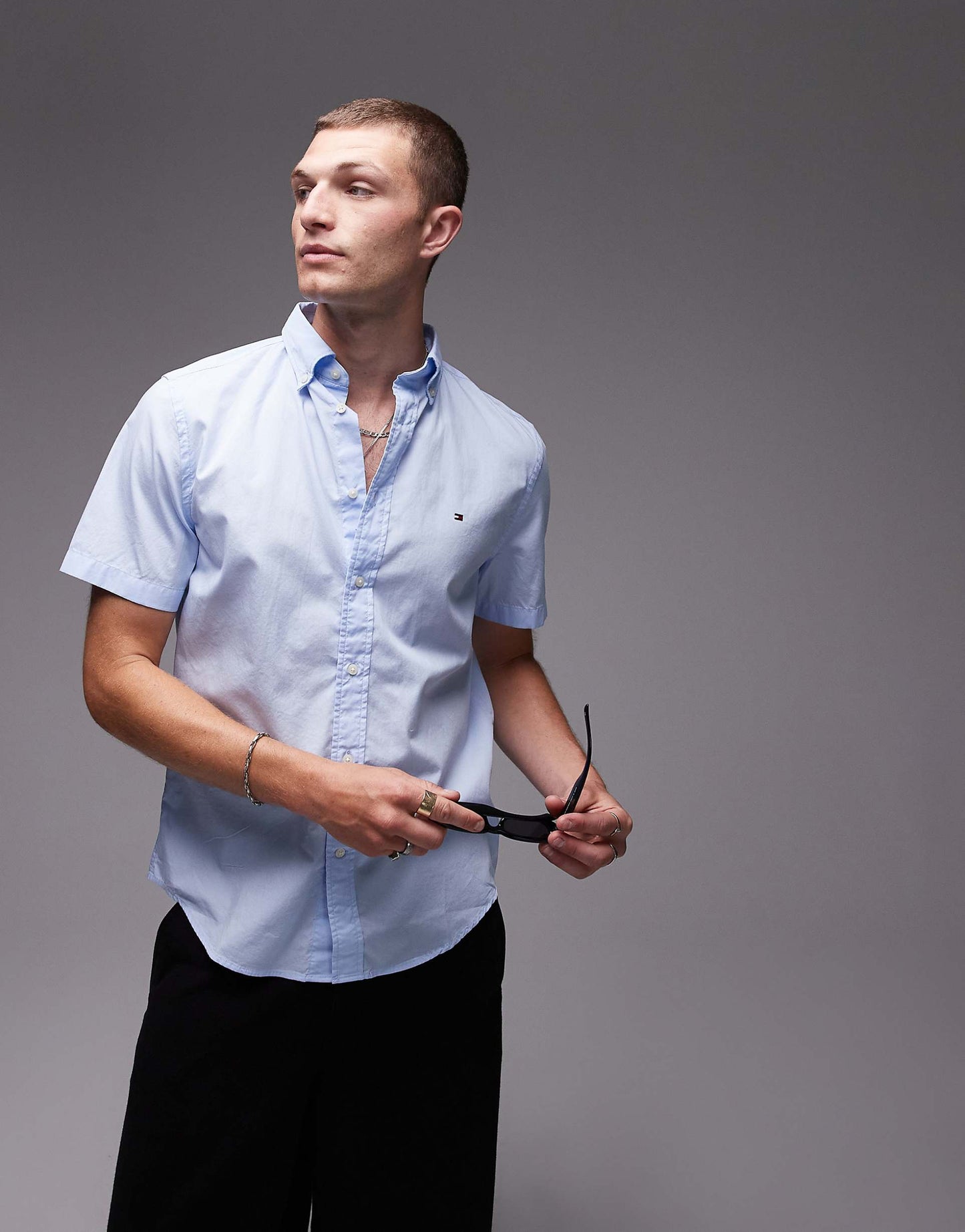 Flex Poplin Solid Shirt