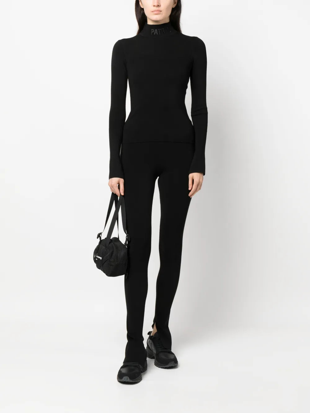 Logo-Embroidered High-Neck Jumper