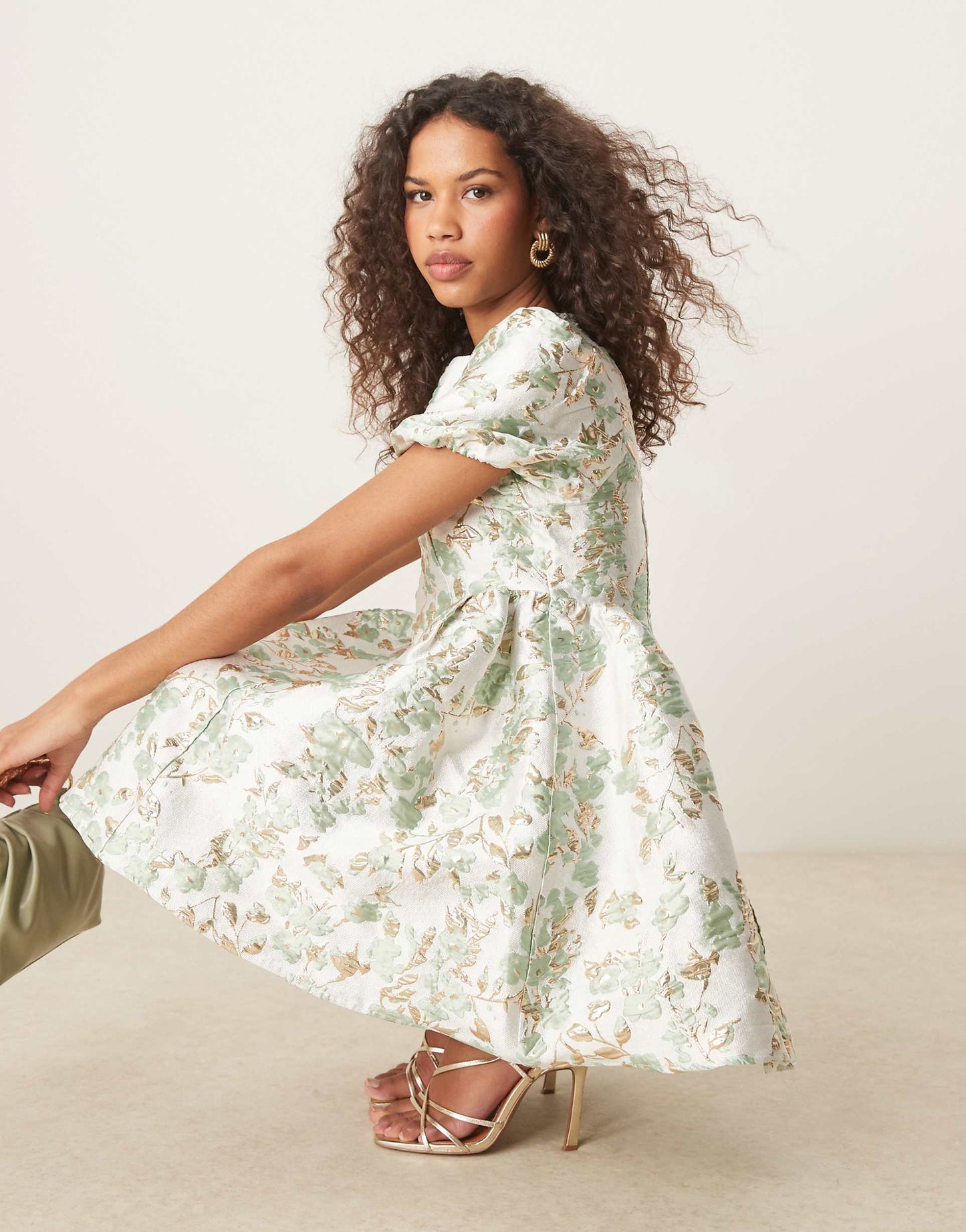 Jacquard Mini Dress