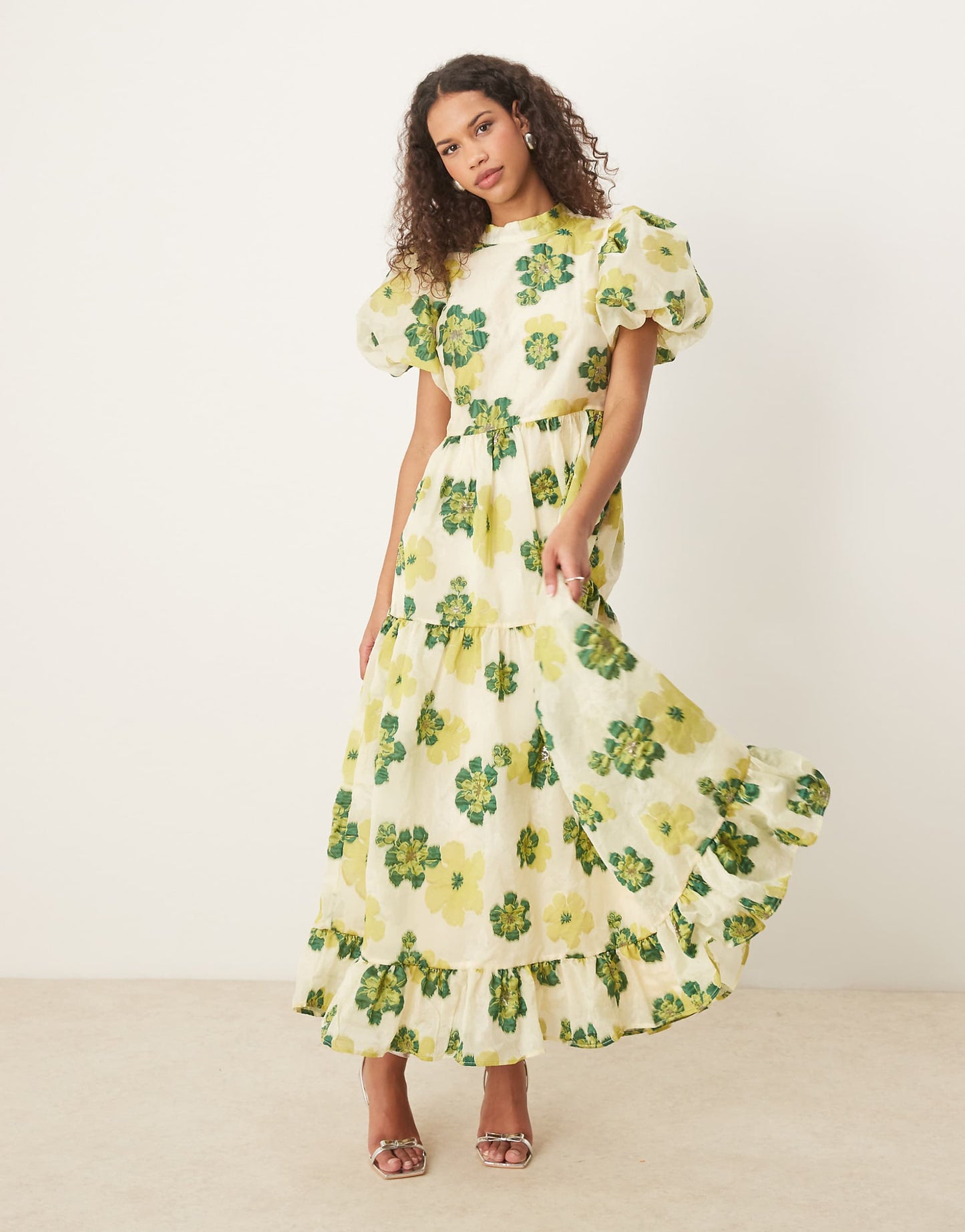 Jacquard Maxi Dress