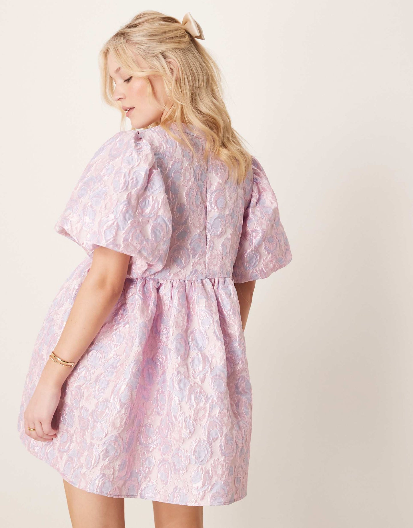 Jacquard Mini Dress