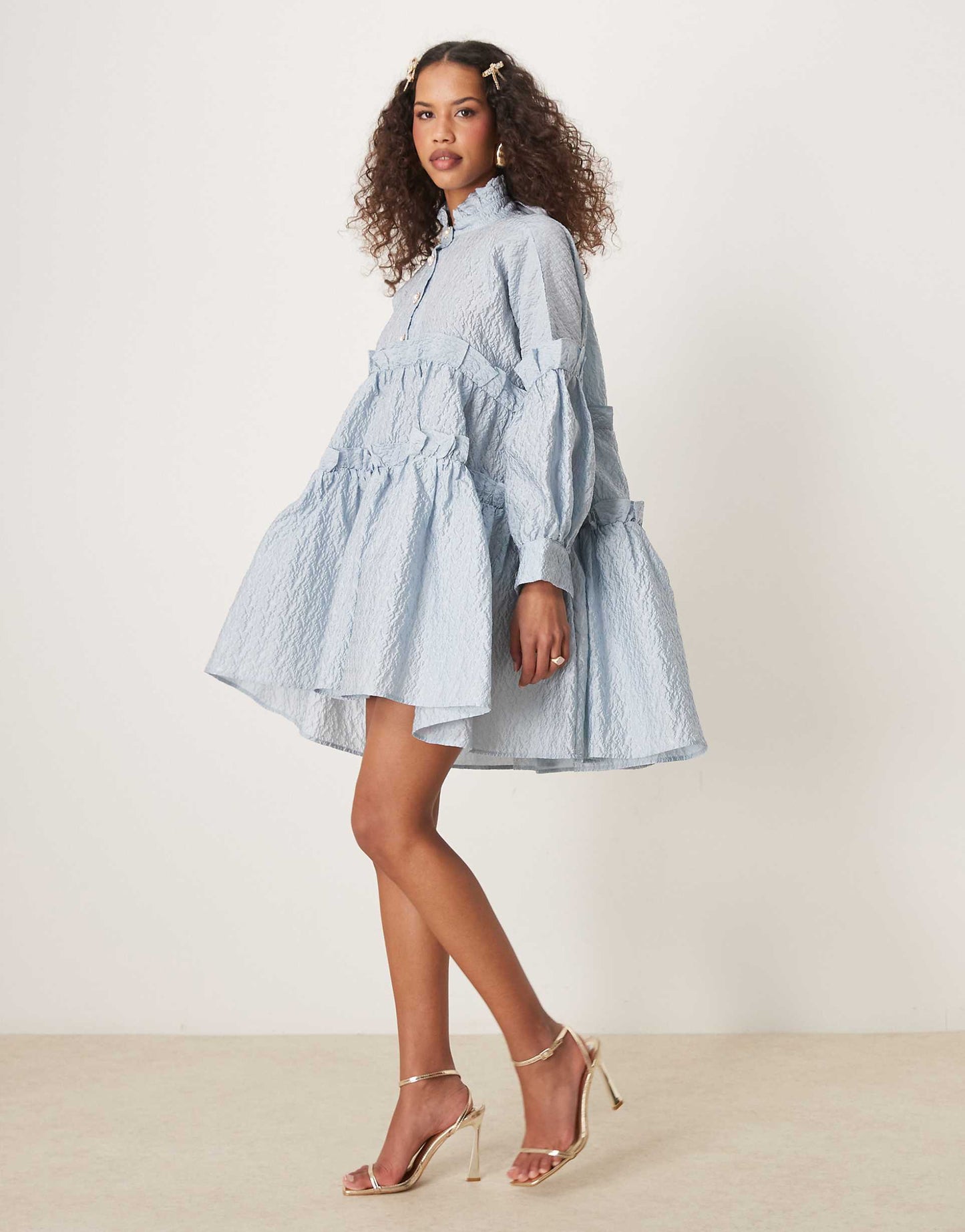 Jacquard Mini Dress