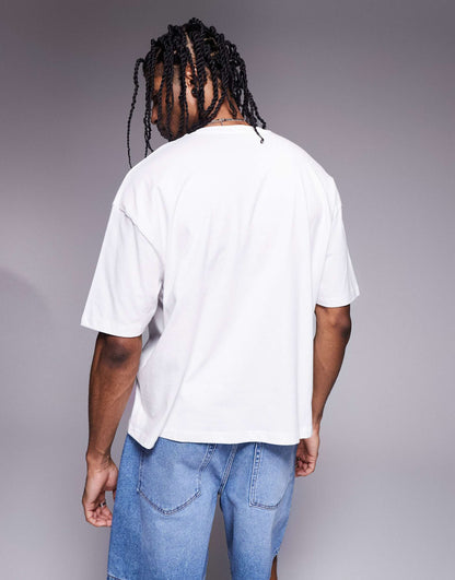 Boxy Oversized T-Shirt With High Summer Graphic