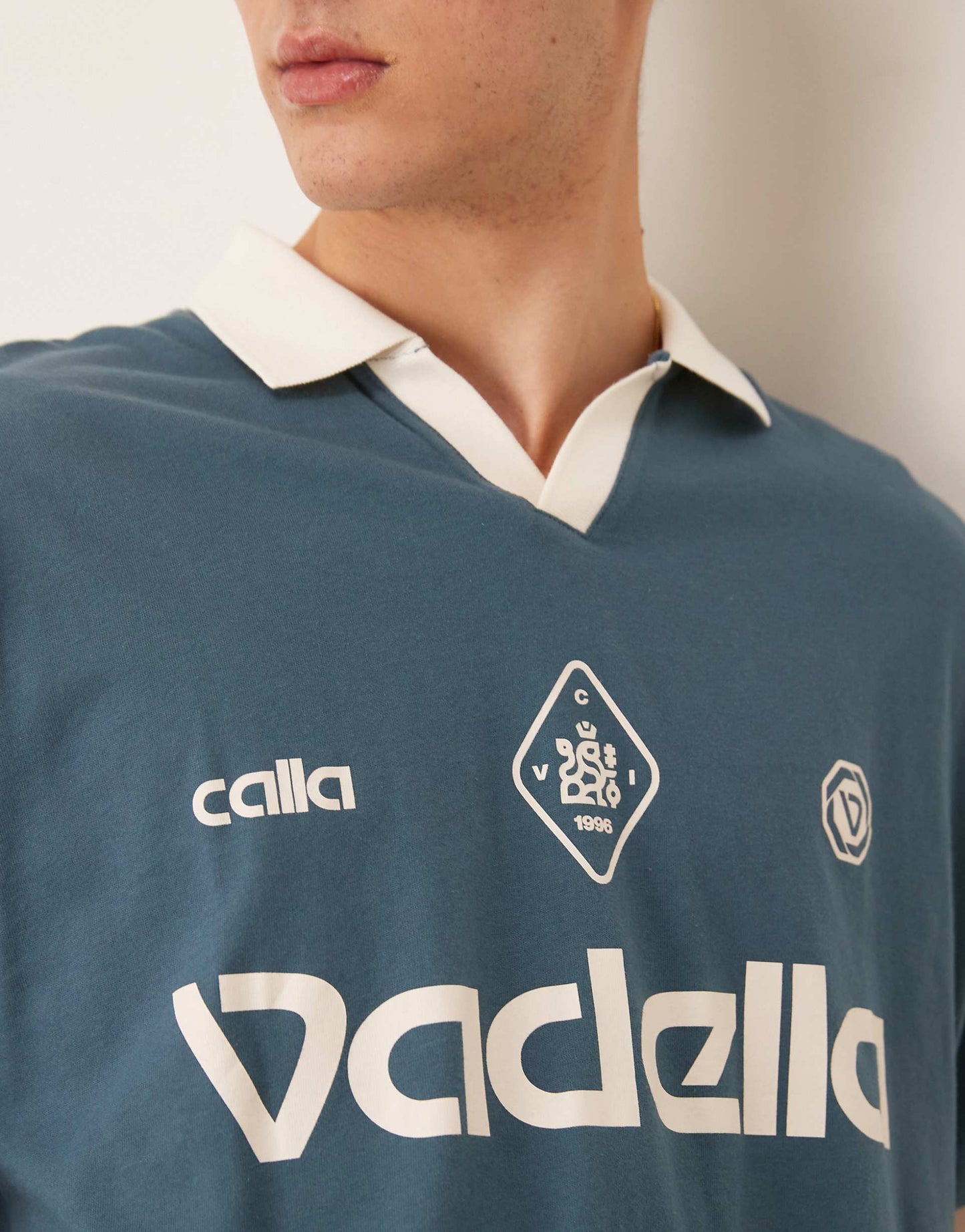 Oversized Polo With Sports Print