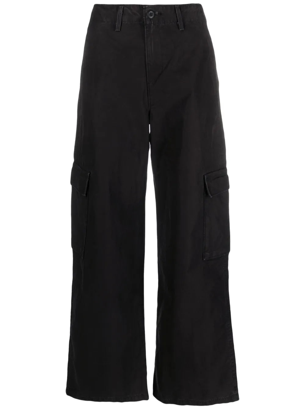 Cotton Cargo-Pockets Jeans