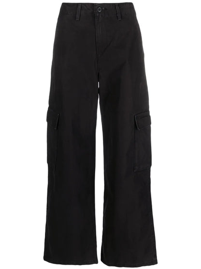 Cotton Cargo-Pockets Jeans