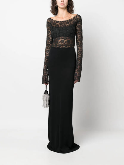 Floral-Lace Top